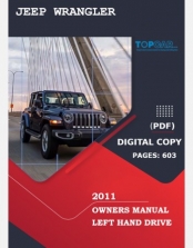 JEEP WRANGLER 2011 OWNERS MANUAL